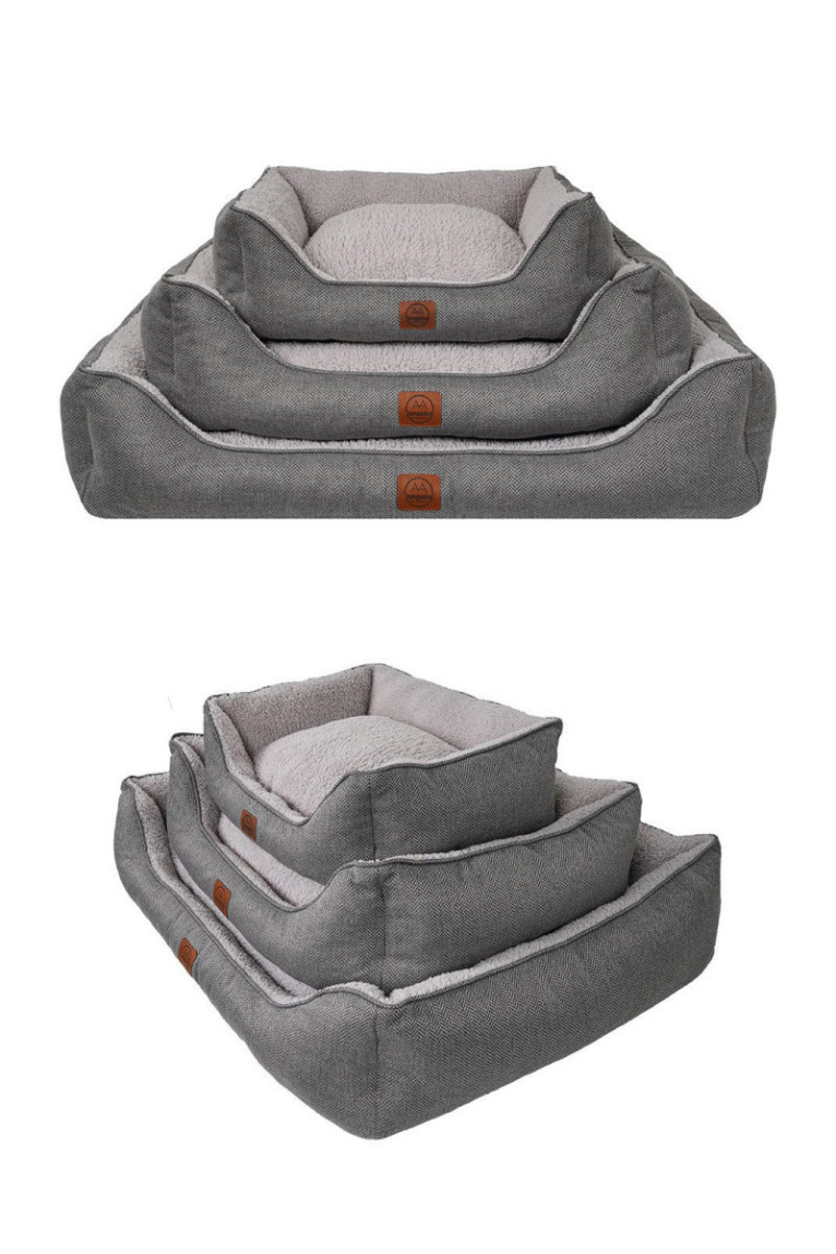Lit pour animaux - Gris