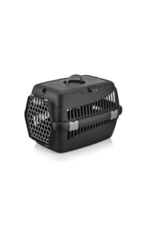 Boîte de transport pour animaux - Noir Gris