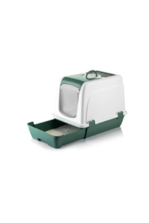 Bac à litière pour chat - Vert pastel