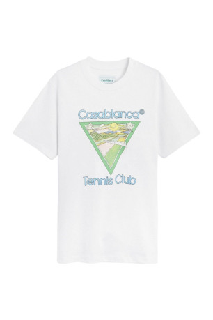 TShirt logo printé Poolside Casa blanca