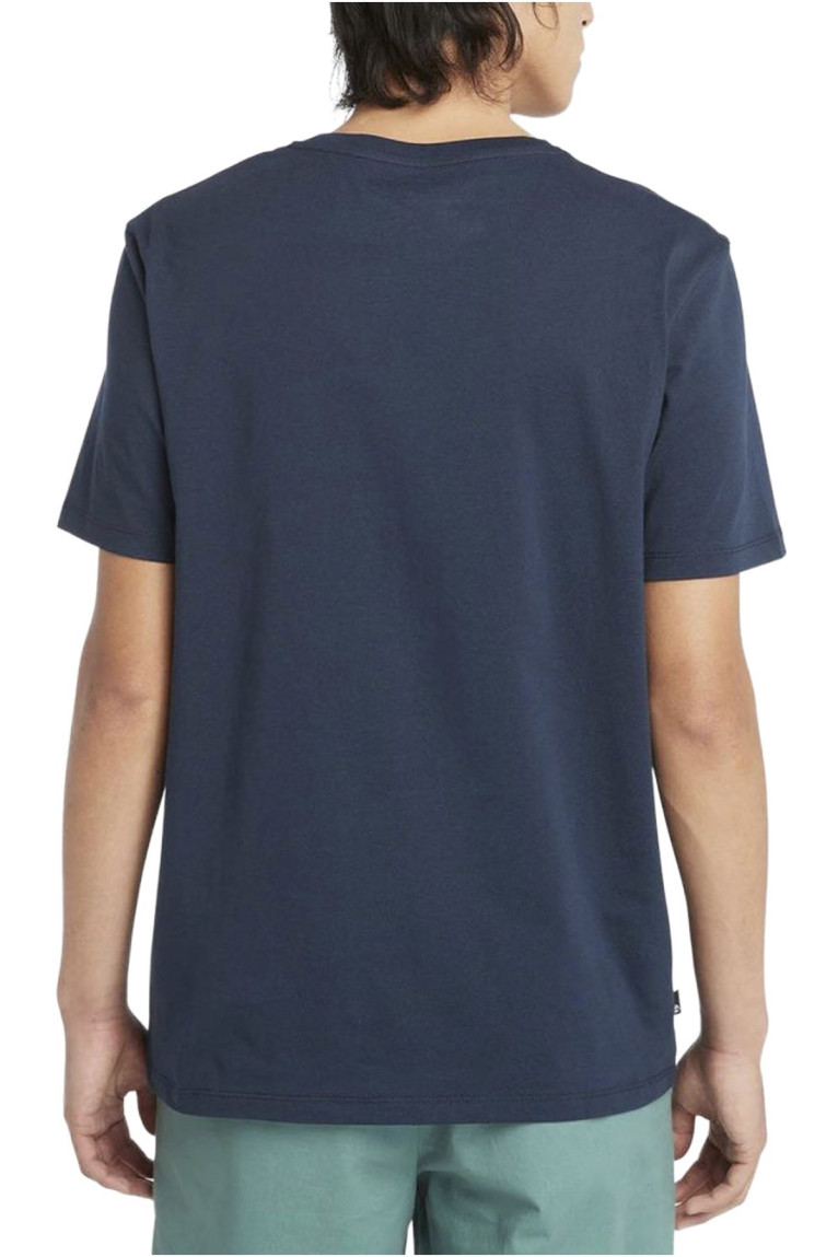 T-shirt à manches courtes en coton Bleu Timberland