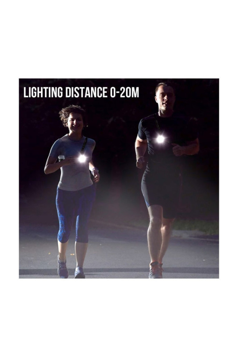 Harnais De Sport Avec Lumières Led Safelt - Noir