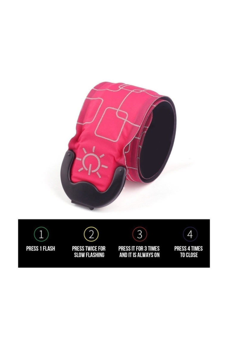 Bracelet Led A Pile - Rose Fluo