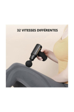Mini Pistolet de massage - Noir