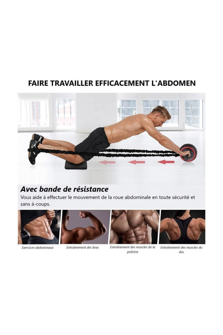 Pack Roue Abdominale - Noir