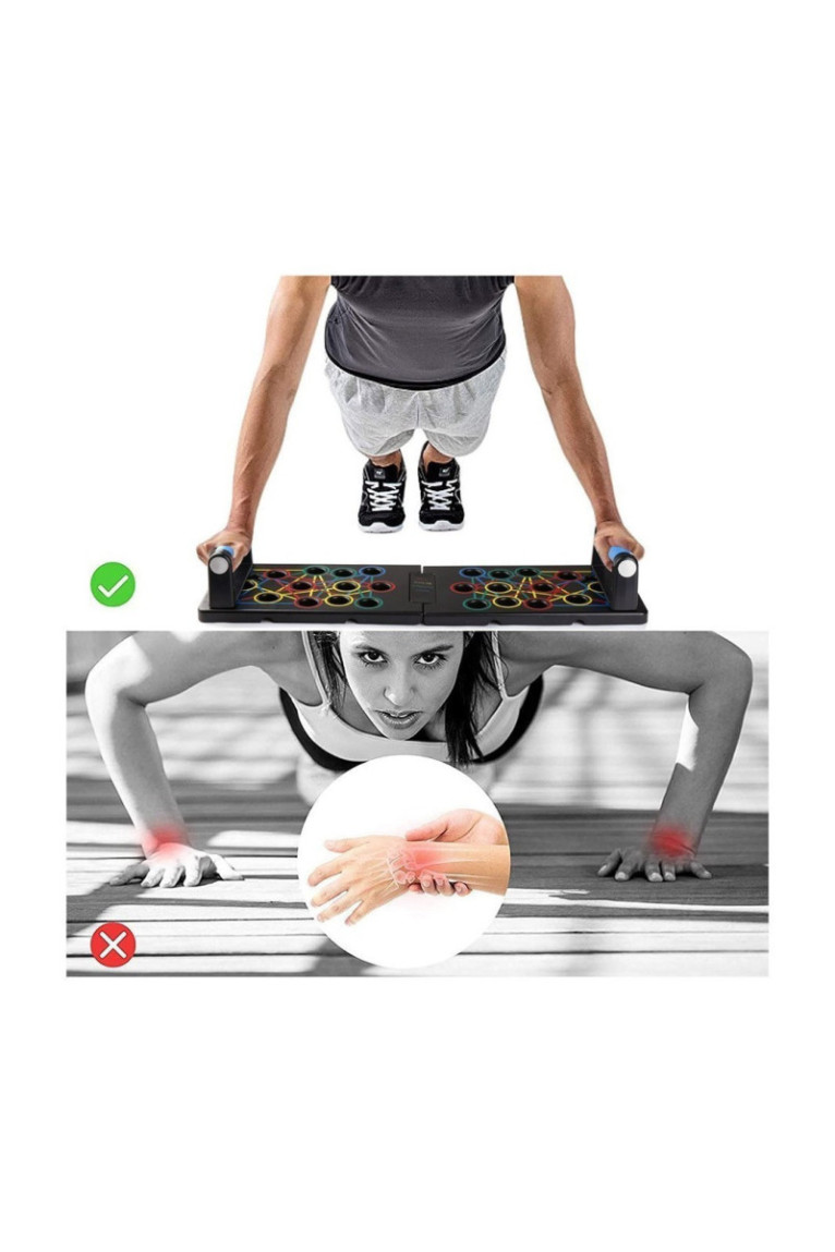 Planche Push Up - Noir