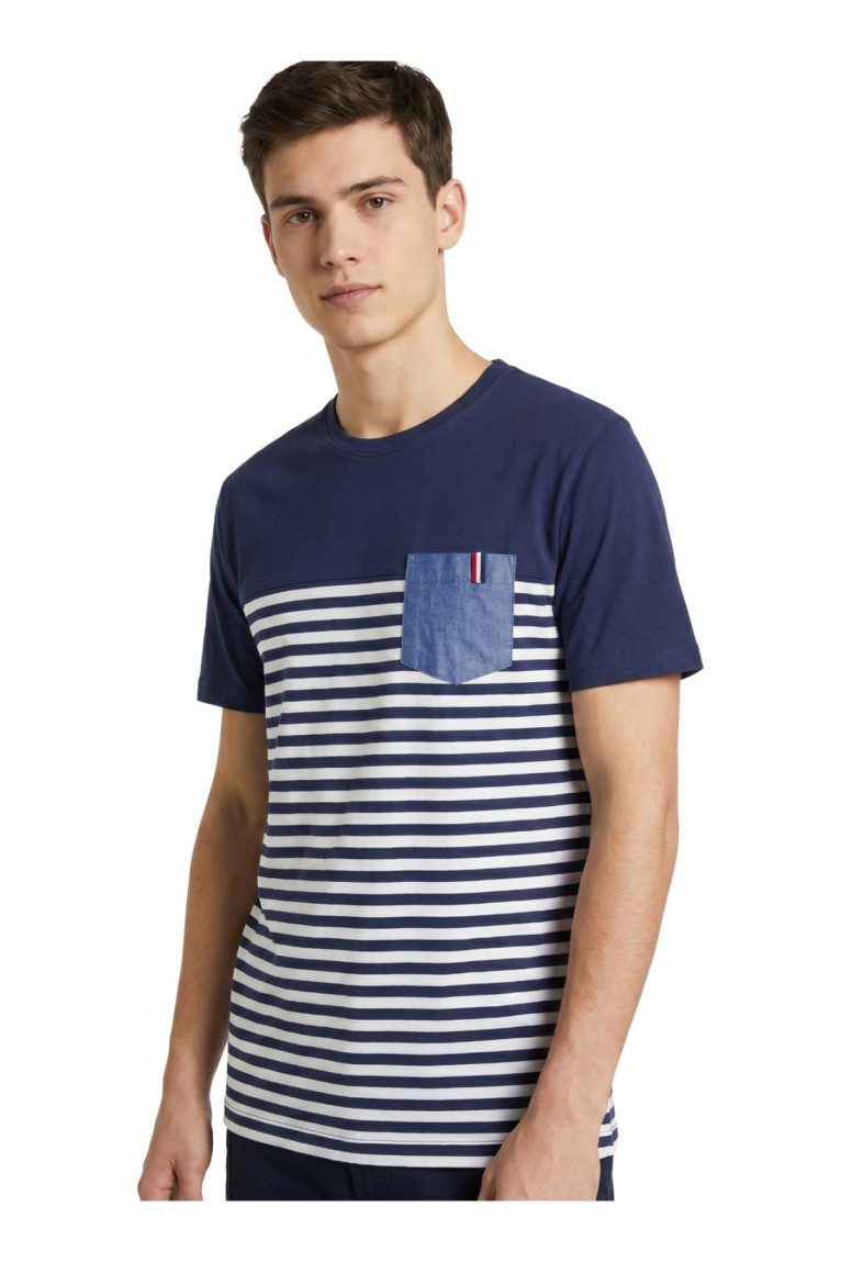 T-shirt manches courtes marine La Maison Blaggio