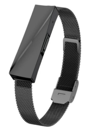 Bracelet connecté Eluna Noir