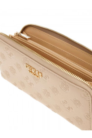 Portefeuille logo cuir PU Guess jeans
