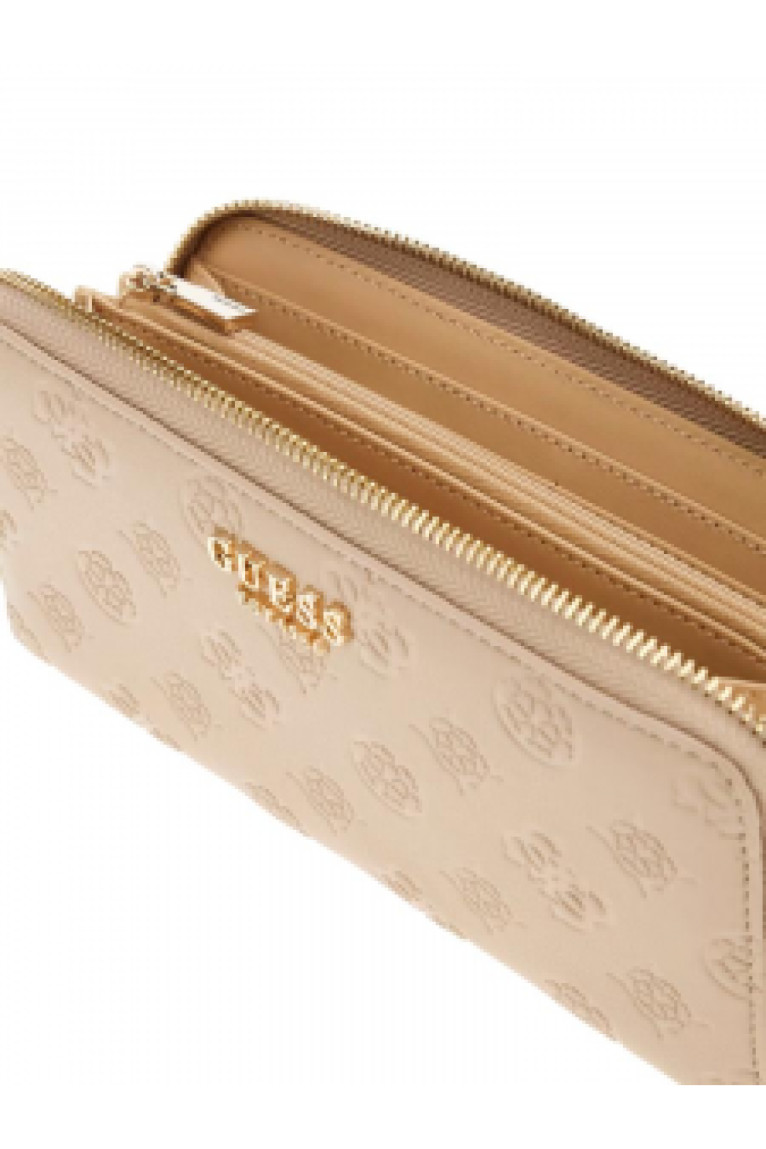 Portefeuille logo cuir PU Guess jeans