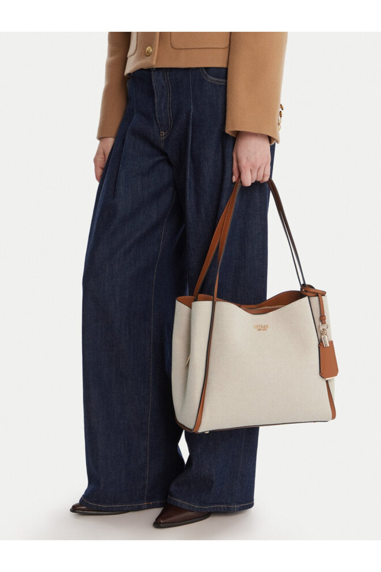 Sac cabas tissus cuir PU Guess jeans
