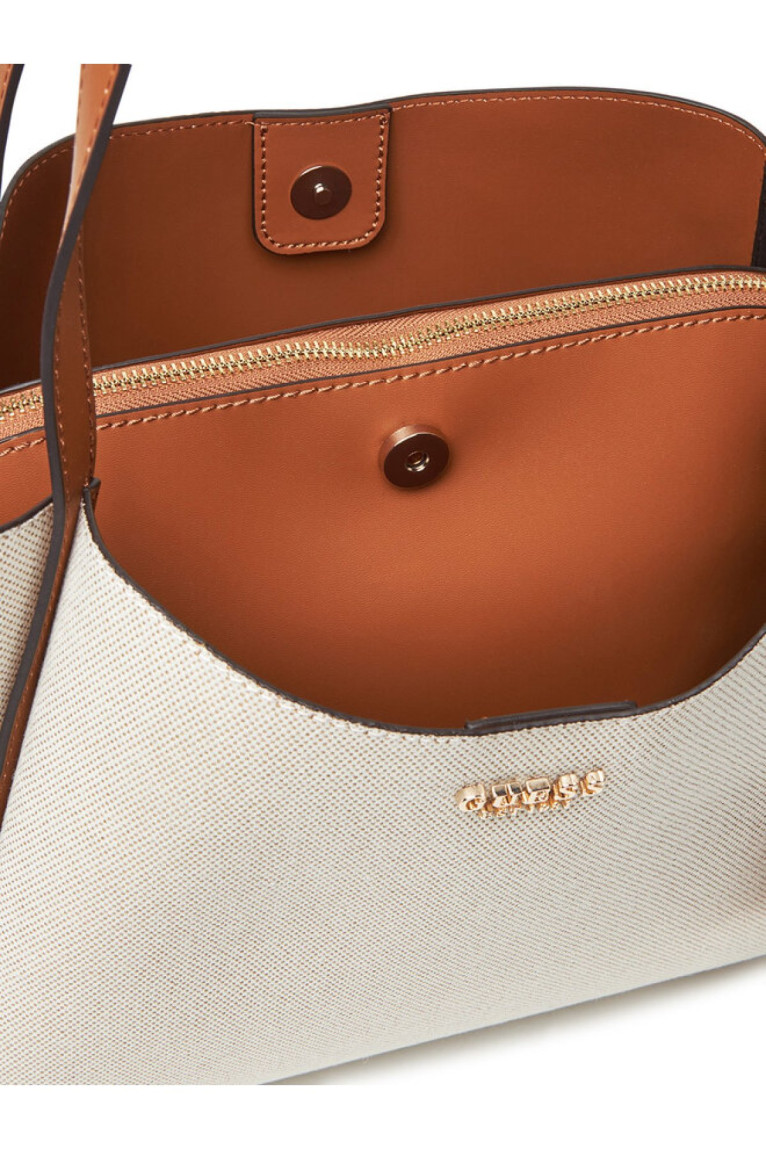 Sac cabas tissus cuir PU Guess jeans