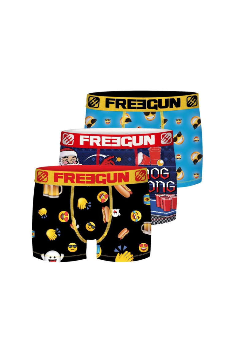 Lot de 3 boxers Pack surprise FREEGUN