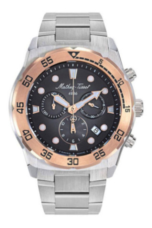 Montre Quartz - MATHEY TISSOT - Bolton II - Argenté