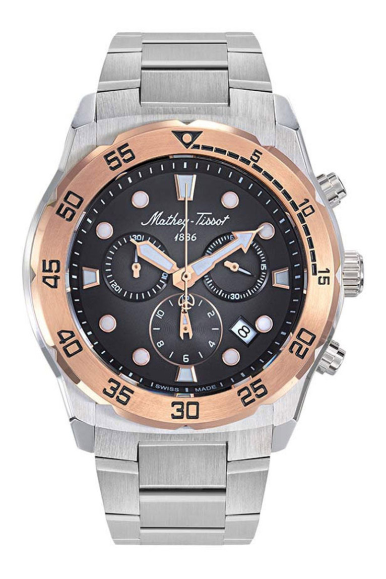 Montre Quartz - MATHEY TISSOT - Bolton II - Argenté