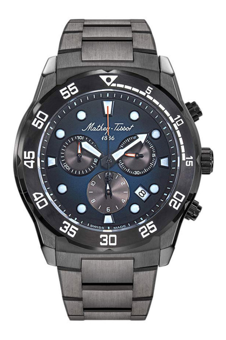 Montre Quartz - MATHEY TISSOT - Bolton II - Argenté