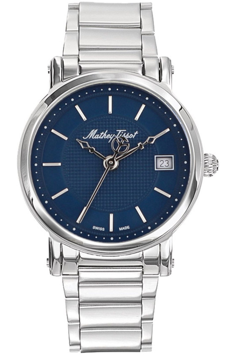 Montre Quartz - MATHEY TISSOT - City Big Metal - Argenté