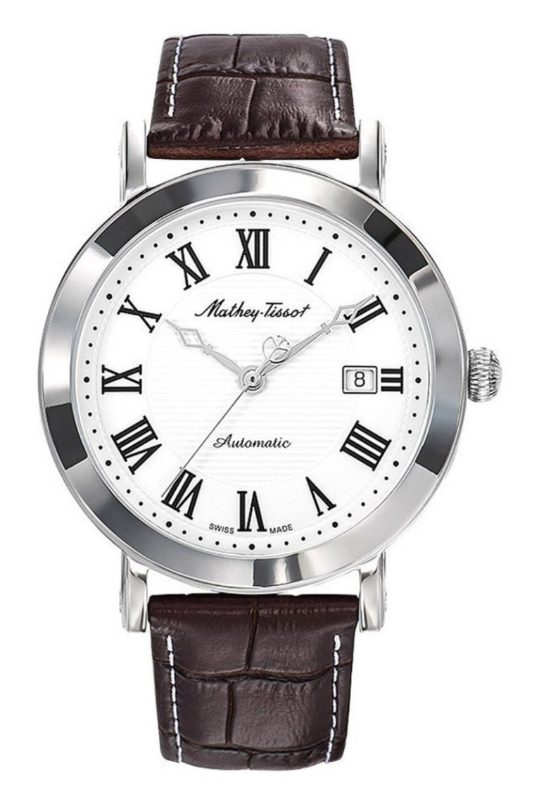 Montre Automatique - MATHEY TISSOT - City Big Automatic  - Marron