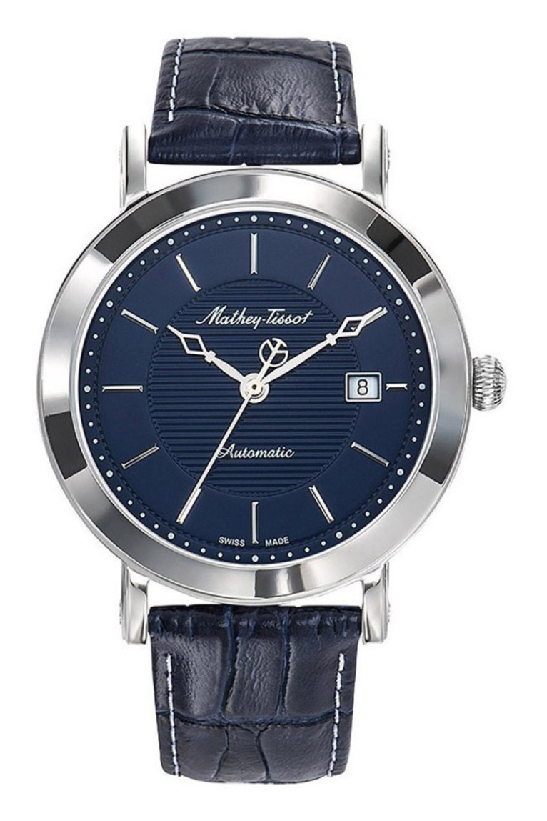 Montre Automatique - MATHEY TISSOT - City Big Automatic  - Bleu