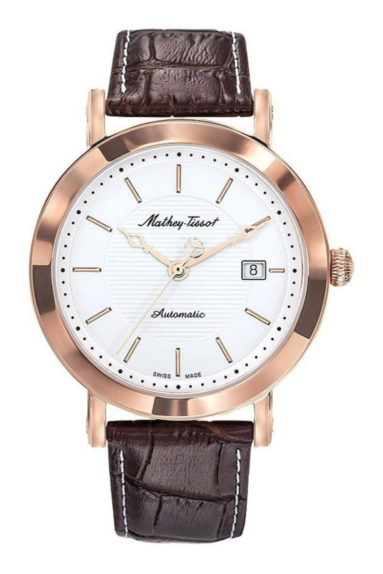 Montre Automatique - MATHEY TISSOT - City Big Automatic - Marron
