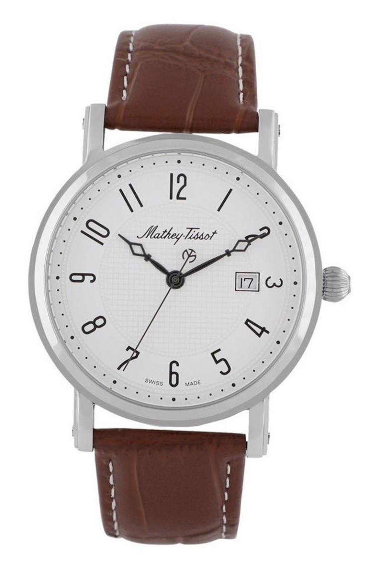 Montre Quartz - MATHEY TISSOT - City Big no date - Marron