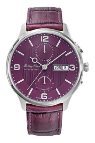 Montre Automatique - MATHEY TISSOT - Edmond Chrono Automatic - Violet
