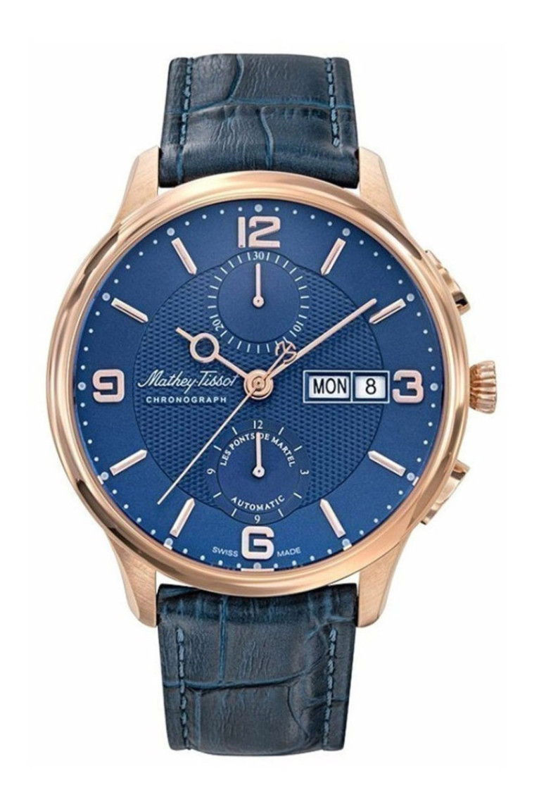 Montre Automatique - MATHEY TISSOT - Edmond Chrono Automatic - Violet