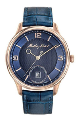 Montre Automatique - MATHEY TISSOT - Edmond Auto 3D - Bleu