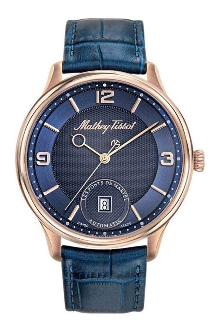 Montre Automatique - MATHEY TISSOT - Edmond Auto 3D - Bleu