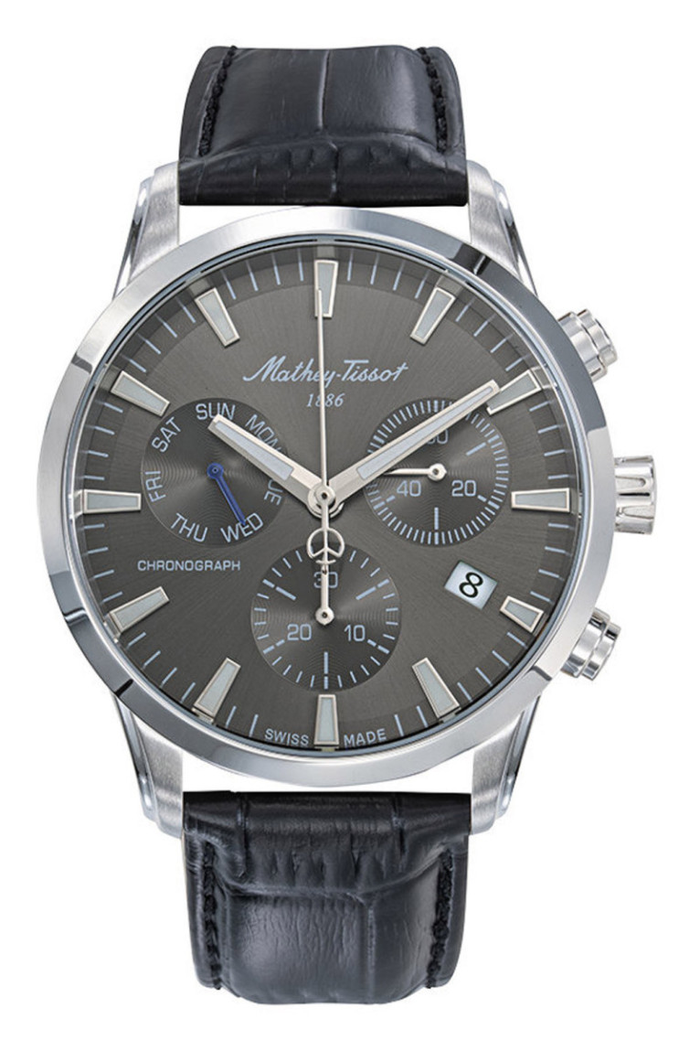 Montre Quartz - MATHEY TISSOT - Ares Chrono - Noir