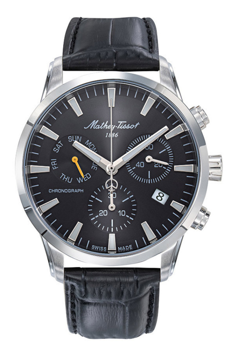 Montre Quartz - MATHEY TISSOT - Ares Chrono - Noir