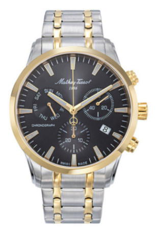 Montre Quartz - MATHEY TISSOT - Ares Chrono - Bicouleur