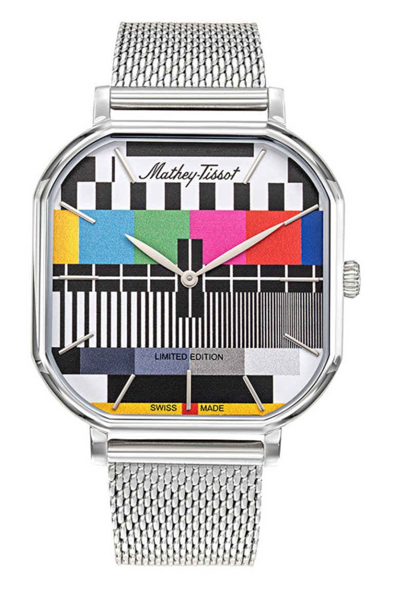 Montre Quartz - MATHEY TISSOT - Monsoon Square - Argenté