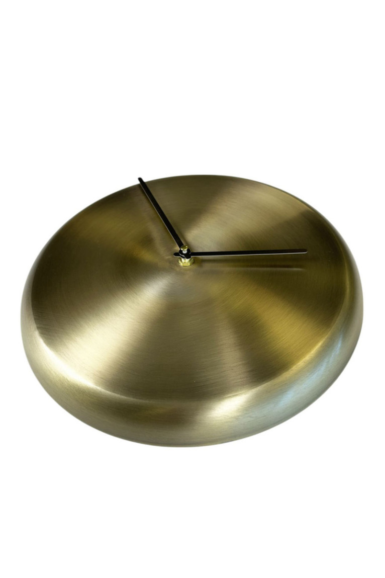 Horloge murale décorative en métal - Kaki