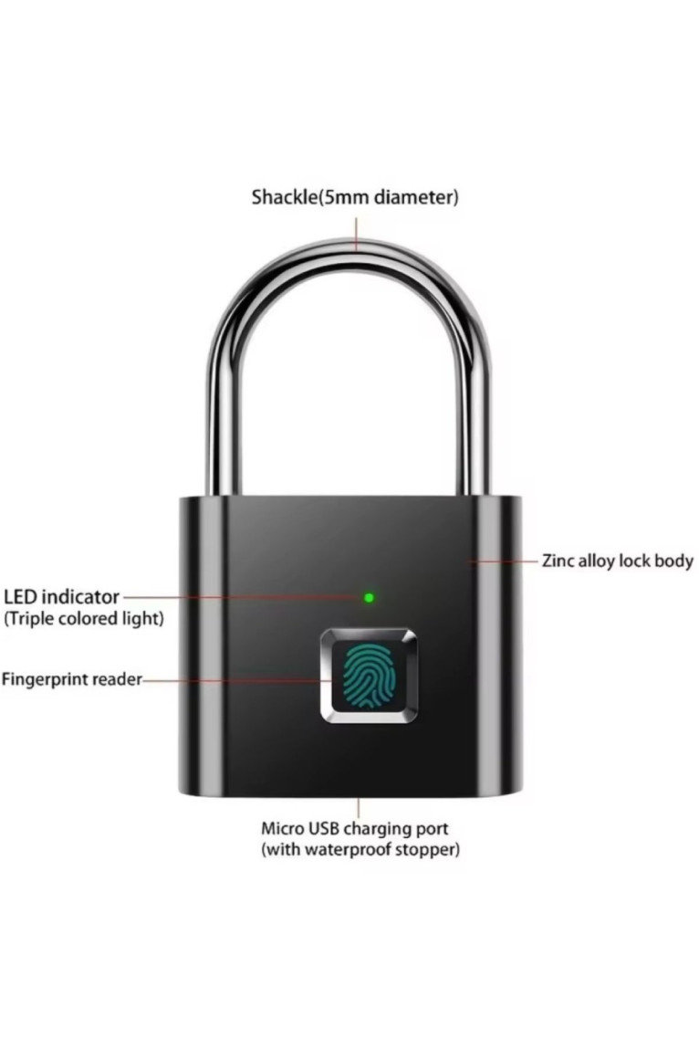 Cadenas intelligent à empreintes digitales I NEED ME ONE