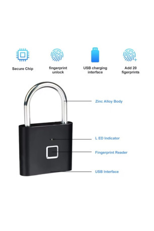 Cadenas intelligent à empreintes digitales I NEED ME ONE