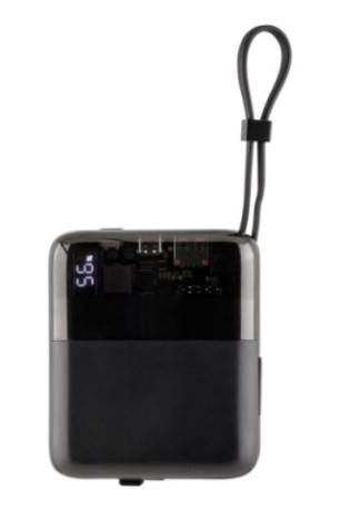 Batterie externe noire 10 000 mAh