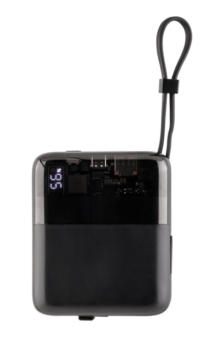 Batterie externe noire 10 000 mAh