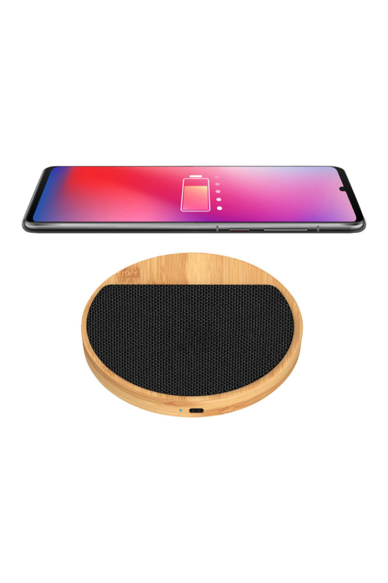 Chargeur à induction fast charge 15 W Marron et Noir