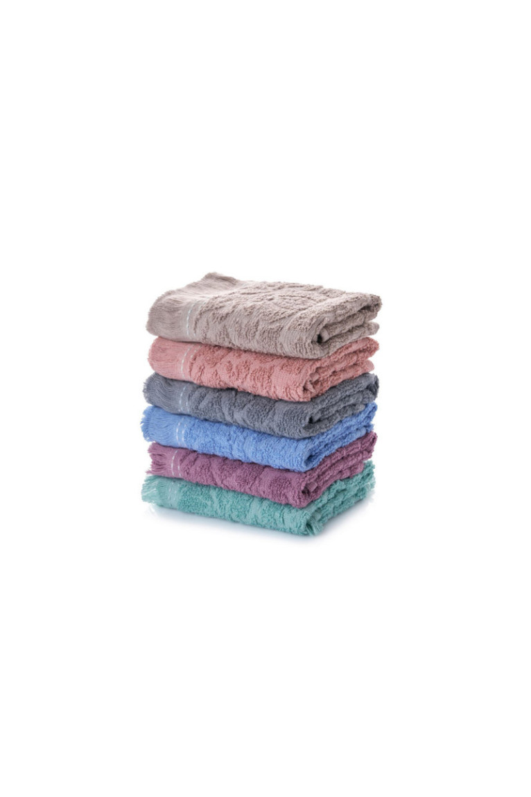 Ensemble de serviettes pour les mains (6 pièces) - Multicolore