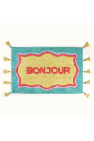 Tapis de bain - Jaune Vert