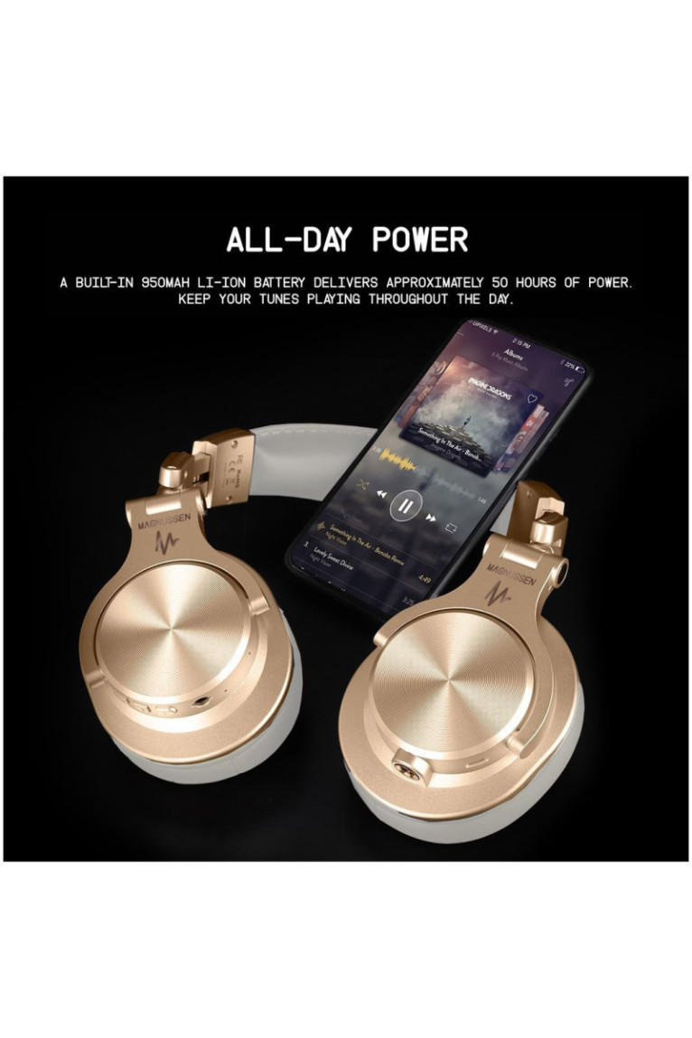Casque Bluetooth - MAGNUSSEN - H6 - Gold Beige