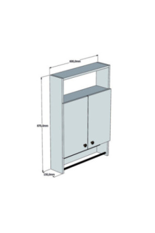 Armoire de toilette - Blanc