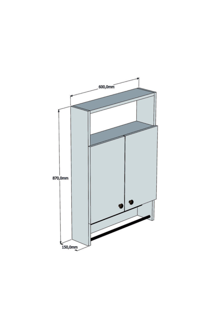 Armoire de toilette - Blanc