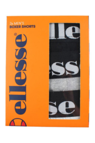 Pack de 3 boxers Noir, Gris et Blanc Ellesse