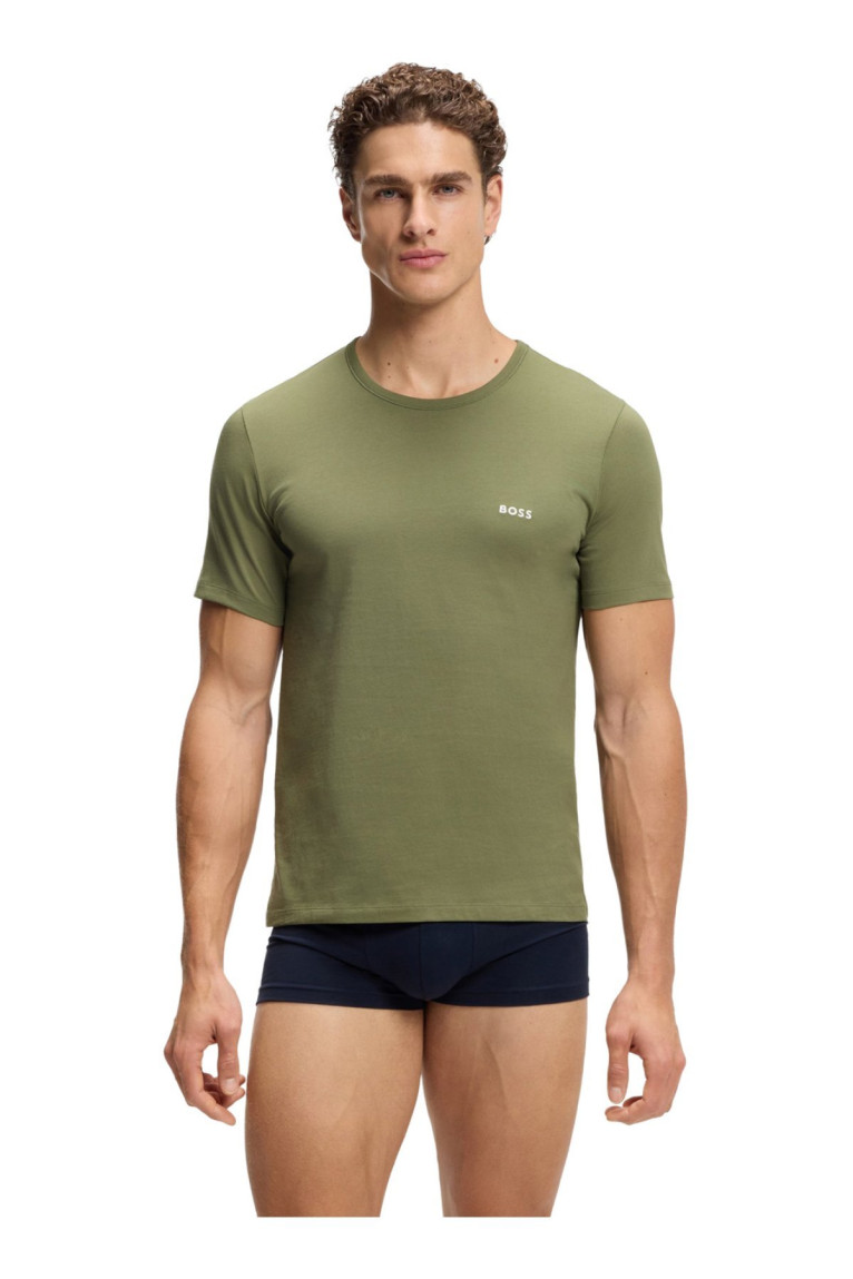 Lot de trois t-shirts en coton Hugo boss
