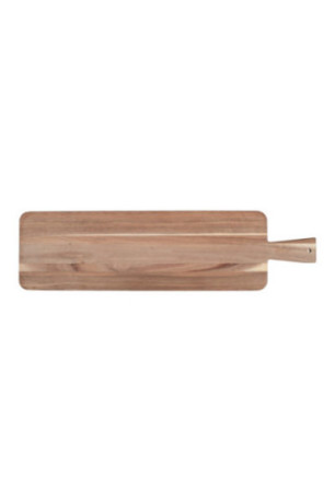 Maxi planche apéritive en acacia beige 75 x 19.5 x 3.5 cm