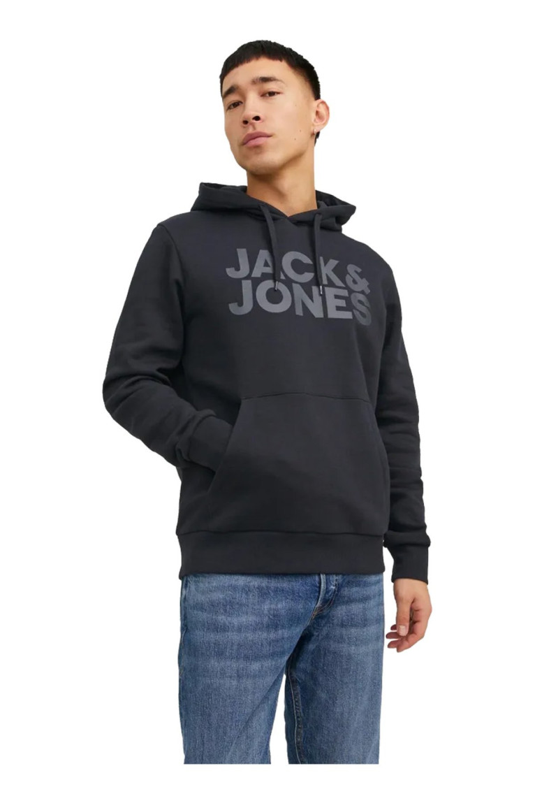 Sweat à capuche Homme Noir Jack & Jones