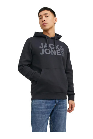 Sweat à capuche Homme Noir Jack & Jones