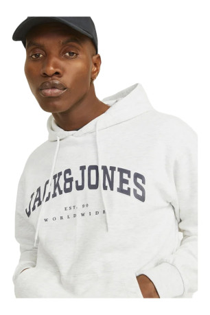 Sweat Blanc chiné Jack & Jones